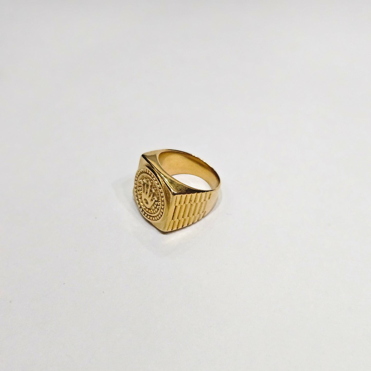 Monarch Sovereign Ring – 18K Gold Tone Crown Edition