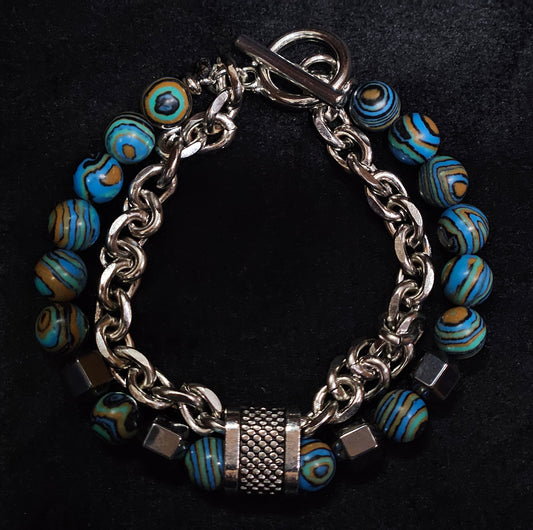 Blue Horizon Chain Bracelet