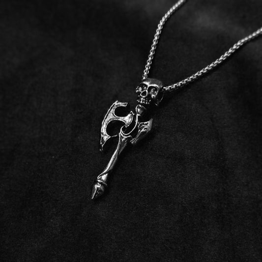 Executioner’s Axe & Skull Totem Pendant