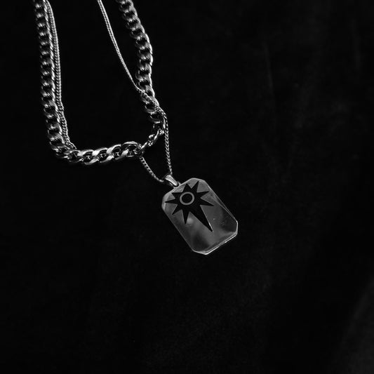 Polar Star Engraved Dog Tag