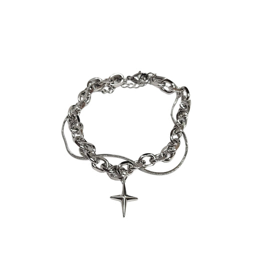 Polaris Heavy Link Layered Bracelet