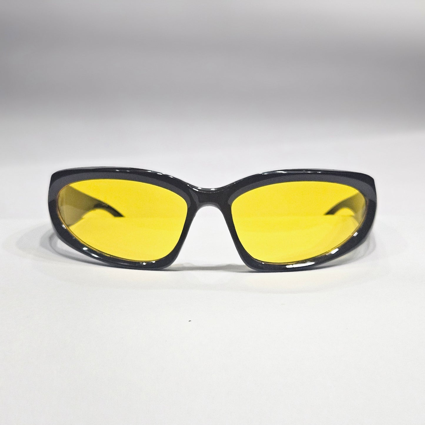 Amber Flare High-Contrast Wraps Sunglass