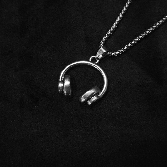Headphone Pendant Necklace